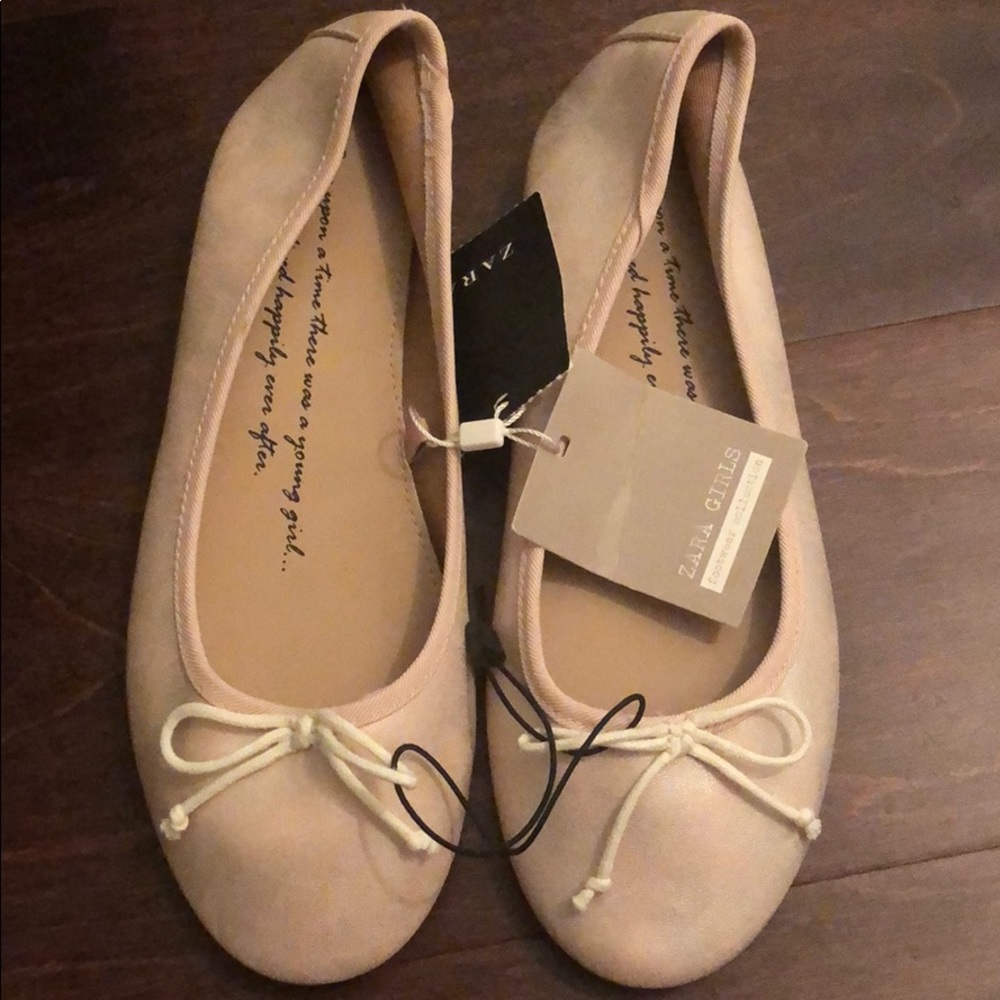 Zara Pink Ballet Flats